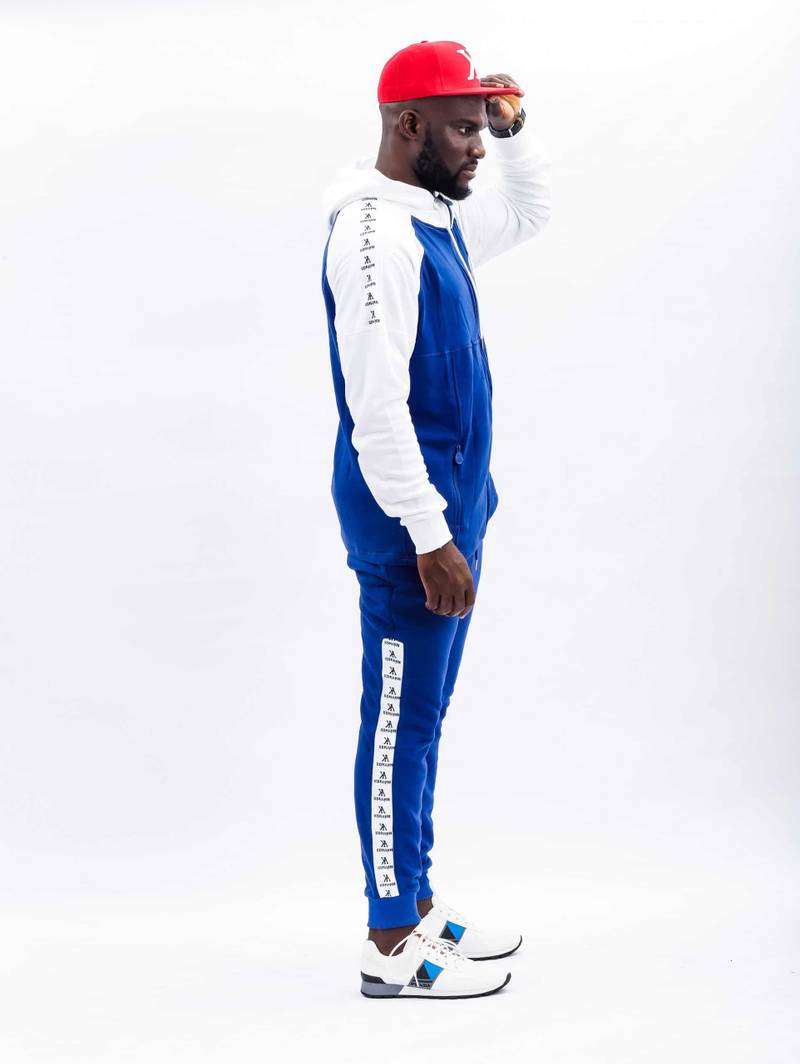 Konahm classic cotton track Pant - Blue