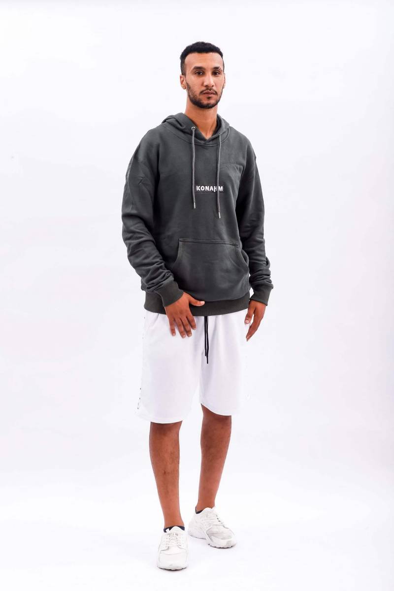 Konahm classic overhead Hoodie - Military Green