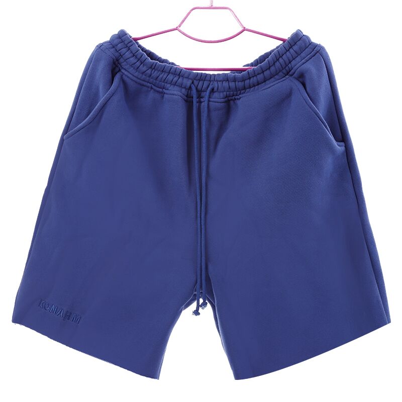 unisex blue sweat short
