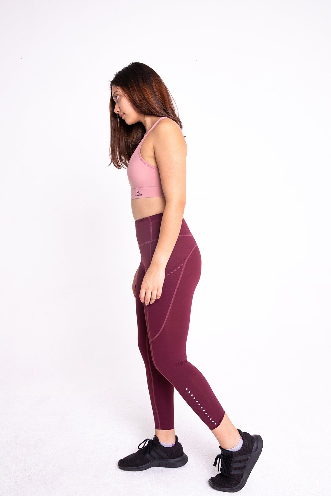 plain purple leggings