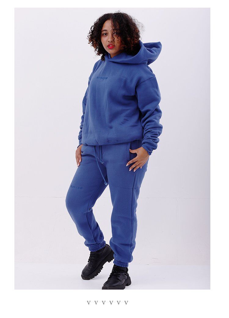 Sleek Unisex Hoodie Blue